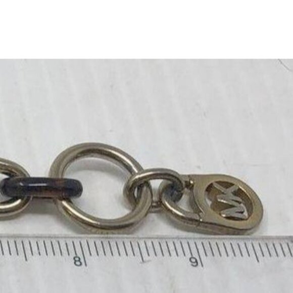 Michael Kors Gold Chunky Resin Fulton Heritage Padlock women's Bracelet - Picture 5 of 5